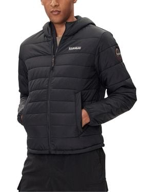 Napapijri Black Polyamide Shell Jacket