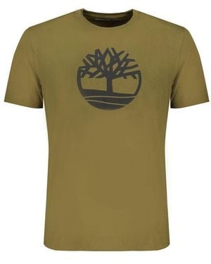 Timberland Cotton T-Shirt - Green