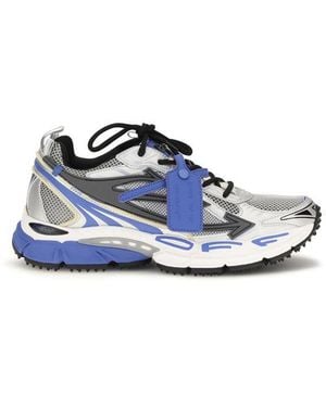 Off-White c/o Virgil Abloh Gray Polyethylene Athletic Sneakers - Eu39/us6 - Blue