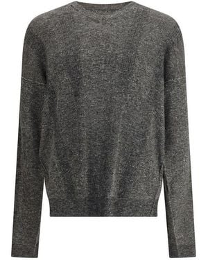Margiela Cotton And Linen Jumper - Grey