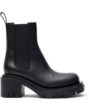 Bottega Veneta Black Leather Boot