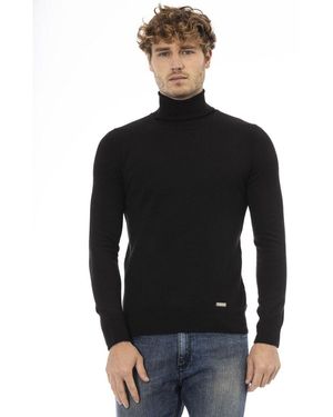 Baldinini Black Wool Sweater