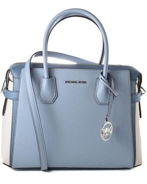 Michael Kors Blue Leather Handbag