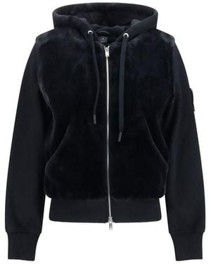 Moose Knuckles Black Cotton Sweatshirt