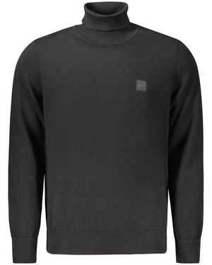 BOSS Black Wool Men's Jumper - Grey