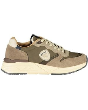 Blauer Leather Sneaker - Gray