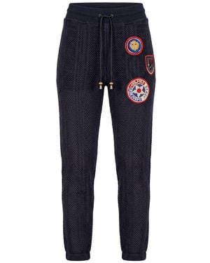 MR & MRS Blue Knit Trousers