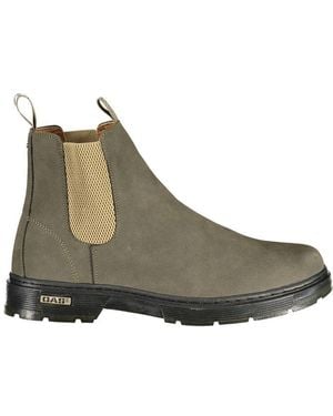 Gas Brown Polyurethane Men's Boot - Green