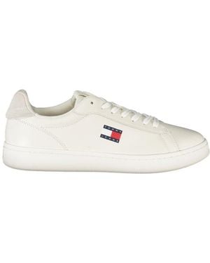 Tommy Hilfiger Bianco Polyurethane Trainer - White