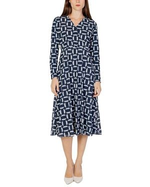 Street One Midi Dresses - Blue