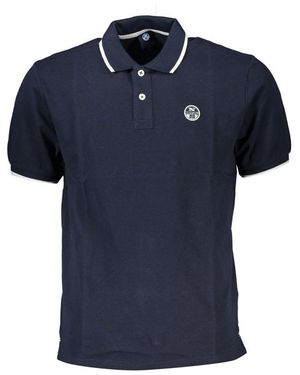 North Sails Blu Cotton Men's Polo - Blue