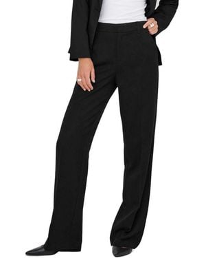 ONLY Black Polyester Dress Pants