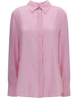 Ella Multicolor Silk Shirt - Pink