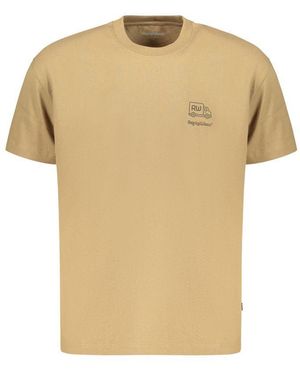 Refrigiwear Brown Cotton Men's T - Natural