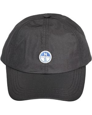 North Sails Black Polyester Men's Cap - Gray
