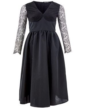 Lardini Elegant Black Polyester Suit For