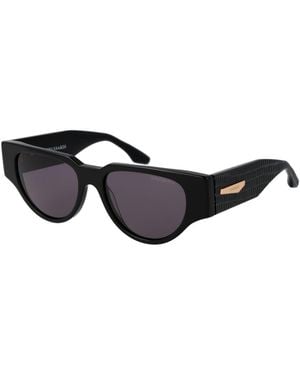Trussardi Black Acetate Sunglasses