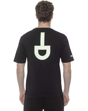 Tond Glowing Oversized Short Sleeve Tee - Black
