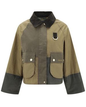 Barbour Bicolour Cotton Clothing - Green