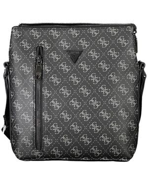 Guess Black Polyethylene Shoulder Bag - Grey