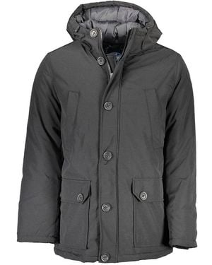 North Sails Black Polyester Jacket - Grey