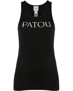 Patou Iconic Tank Top - Black