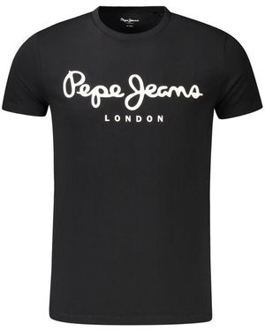 Pepe Jeans Cotton T-Shirt - Black