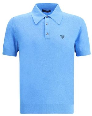 Prada Polo Jumper - Blue