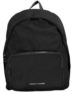 Tommy Hilfiger Chic Urban Backpack With Laptop Compartment - Black