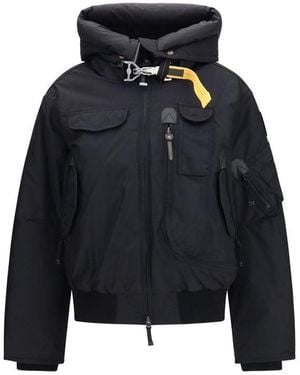 Parajumpers Black Polyamide Bomber - Blue