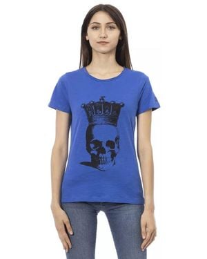 TRUSSARDI ACTION Blue Cotton T