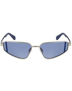 Calvin Klein Argento Metal Sunglasses - Blue