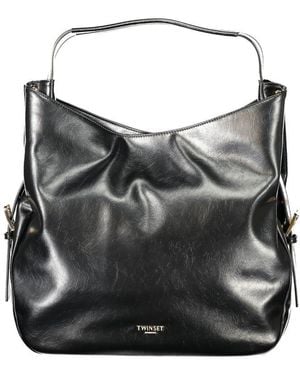 Twinset Twinset Polyethylene Hobo Bag - Black