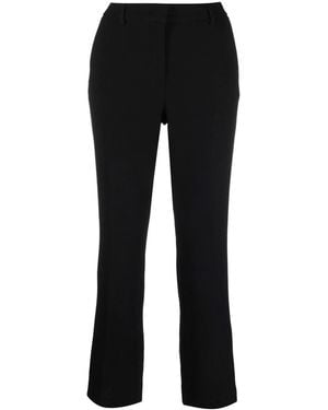 L'Autre Chose Cropped Tailored Trousers - Black