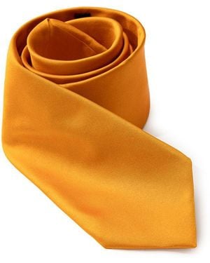Dolce & Gabbana Orange Silk Tie