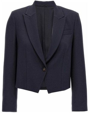 Brunello Cucinelli Blue Wool Blazer