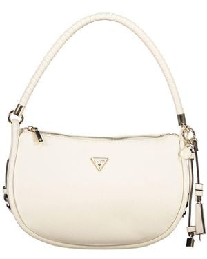 Guess Bianco Poliuretano Woman Bag - Natural