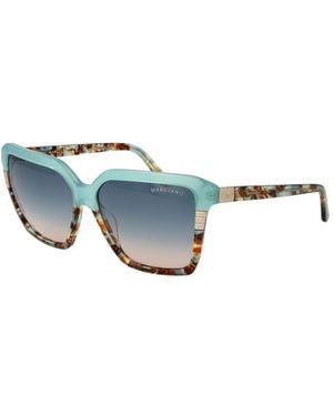 MARCIANO BY GUESS Turquoise Acetate Sunglasses - Blue