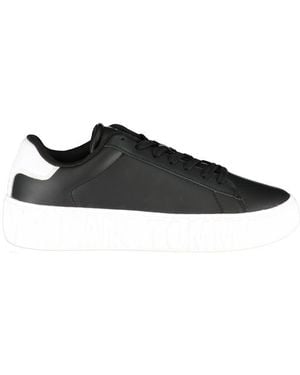 Tommy Hilfiger Platform Trainers Jeans Style - Black