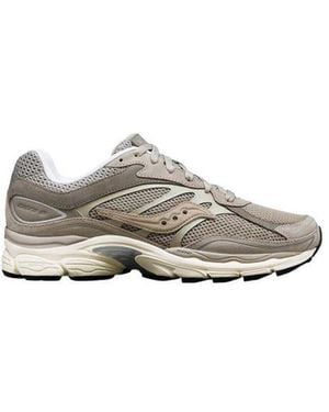 Saucony Grey Synthetic Athletic Trainers - Multicolour