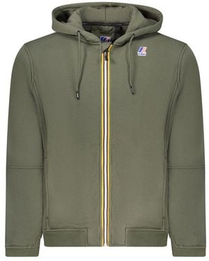 K-Way Green Cotton Men Jumper - S