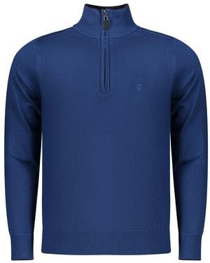 COVERI MOVING Blue Viscose Men Jumper