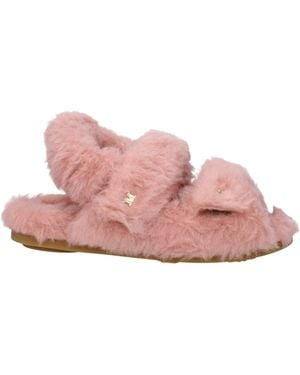 Max Mara Pink Fur Sandal
