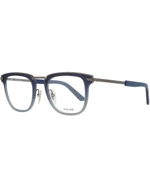 Police Blue Metal & Plastic Glasses (frames)