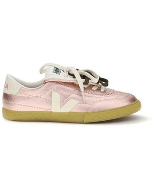 Veja Multicolour Calf Leather Bos Taurus Trainers - Natural