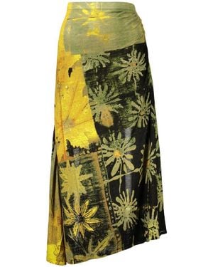 Desigual Green Viscose 's Skirt
