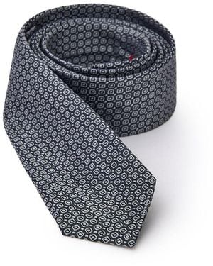 Jil Sander Grey Silk Tie