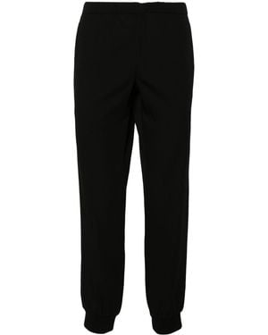 Prada Drawstring-Waist Tapered Pants - Black