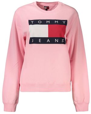 Tommy Hilfiger Pink Cotton 's Sweatshirt