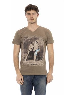 TRUSSARDI ACTION Brown Cotton T - Gray